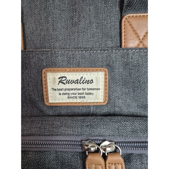 Popular Ruvalino Travel Diaper Bag Backpack - Gray With Changing Pad.. - Picture 2 of 9